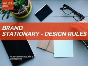 Business Stationary Design Rules