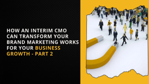 How a Fractional CMO Can Transform Your Brand Marketing – Part 2