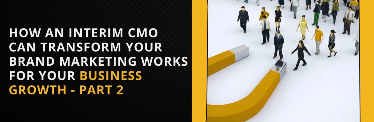 How an Interim CMO Can Transform Your Brand Marketing – Part 2