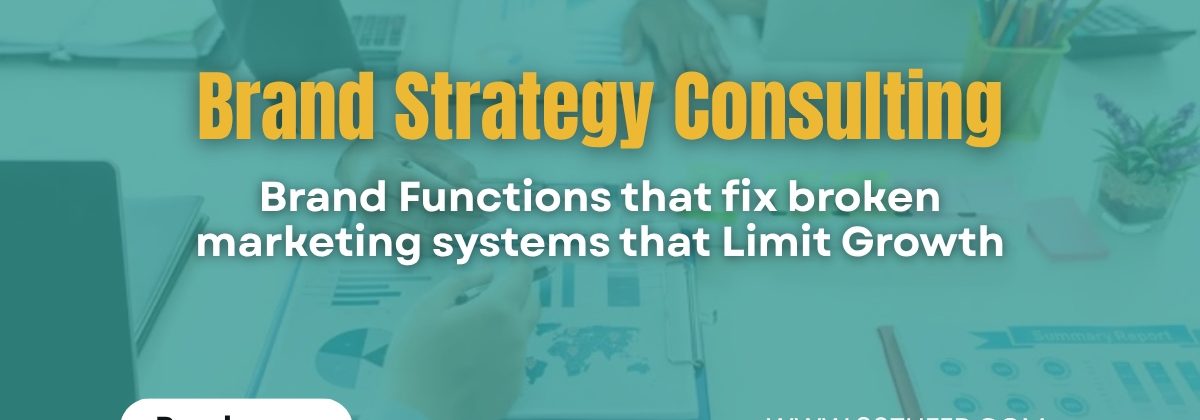 Brand Strategy Consulting: Brand Functions that fix broken marketing systems that Limit Growth